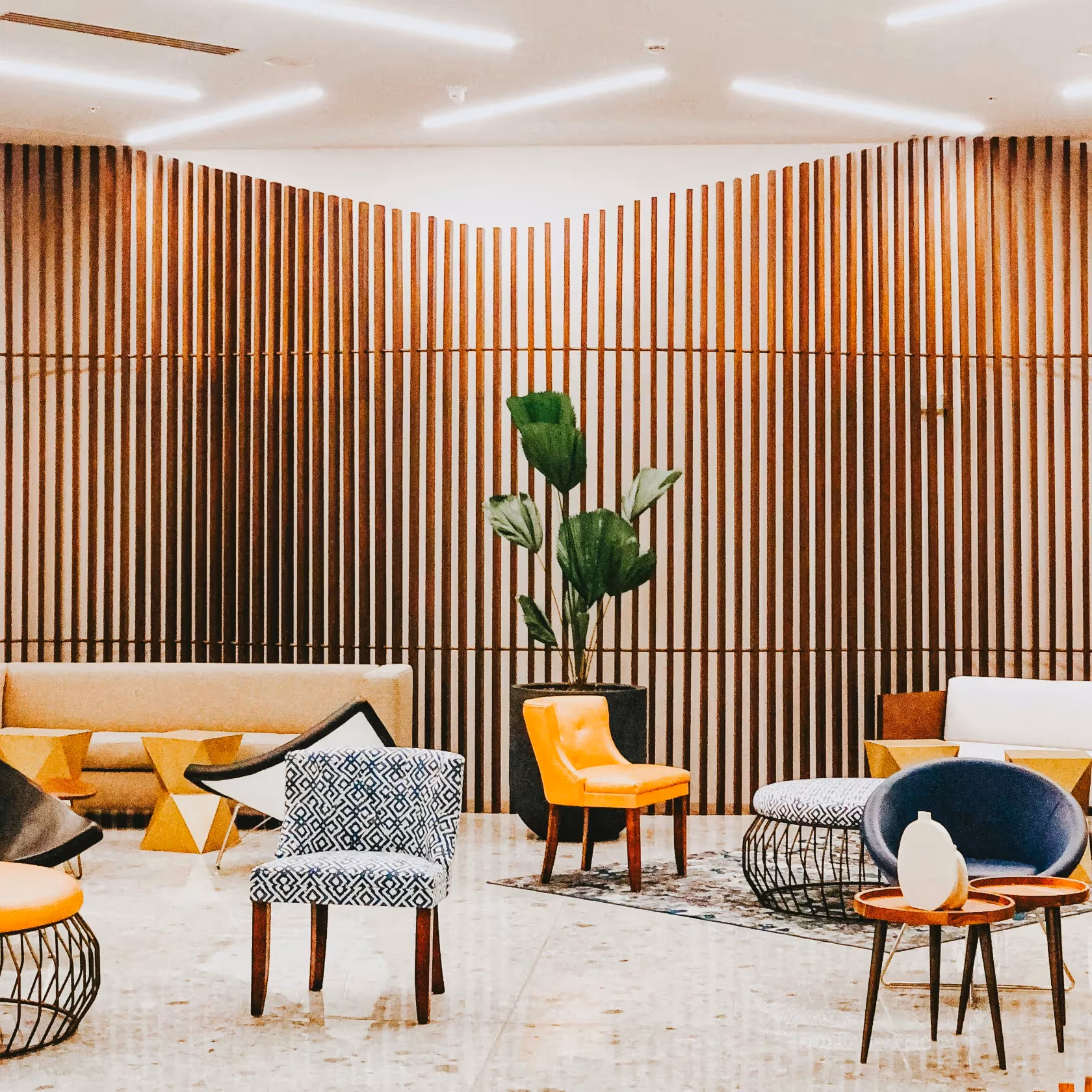 hotel lobby